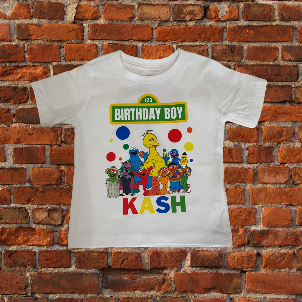 Customized Sesame-Street Birthday Outfit