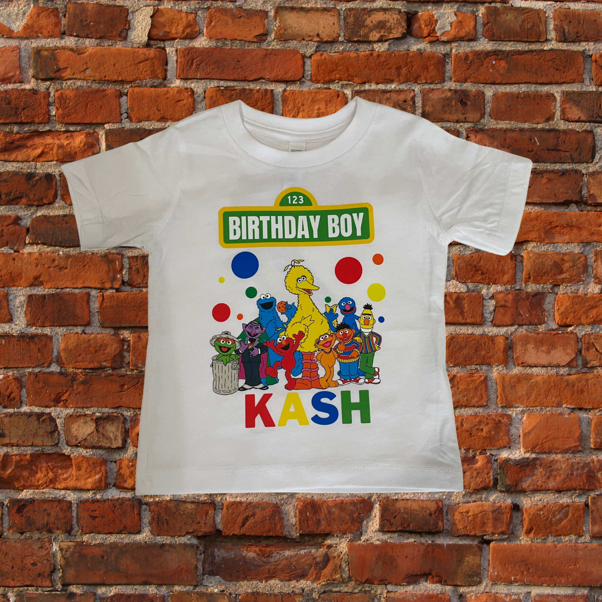 Customized Sesame-Street Birthday Outfit