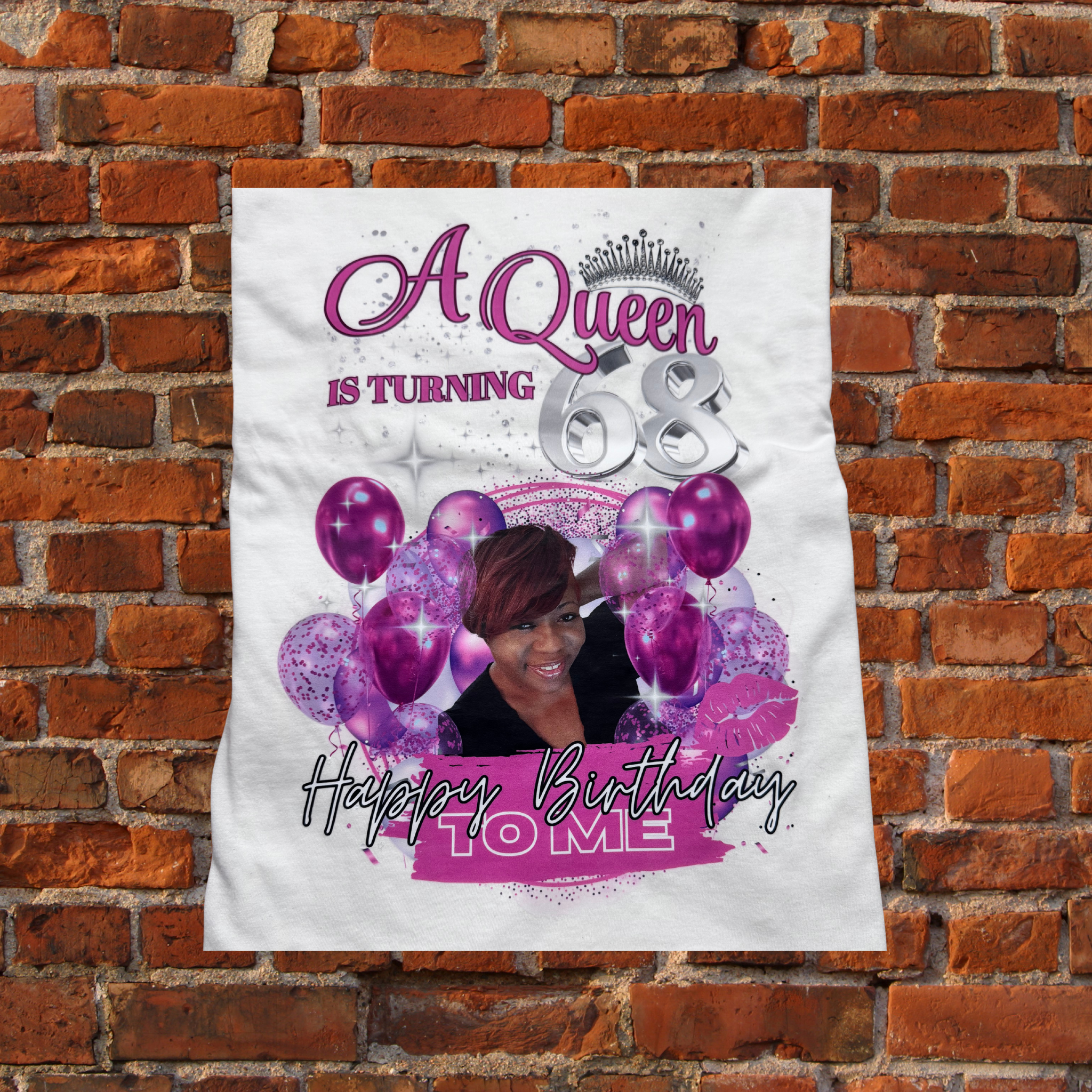 Customized " A Queen Is Turning" Birthday Shirt
