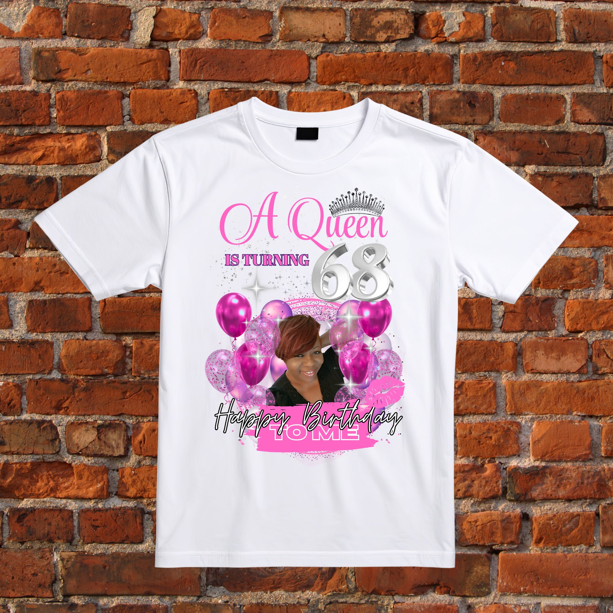Customized " A Queen Is Turning" Birthday Shirt