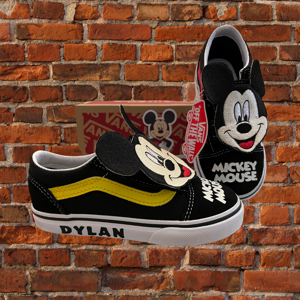 Mickey Mouse Shoes, Personalized Vans