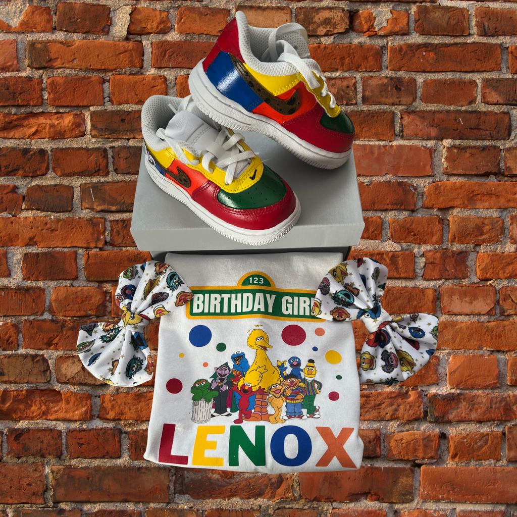 Customized Sesame-Street Birthday Outfit