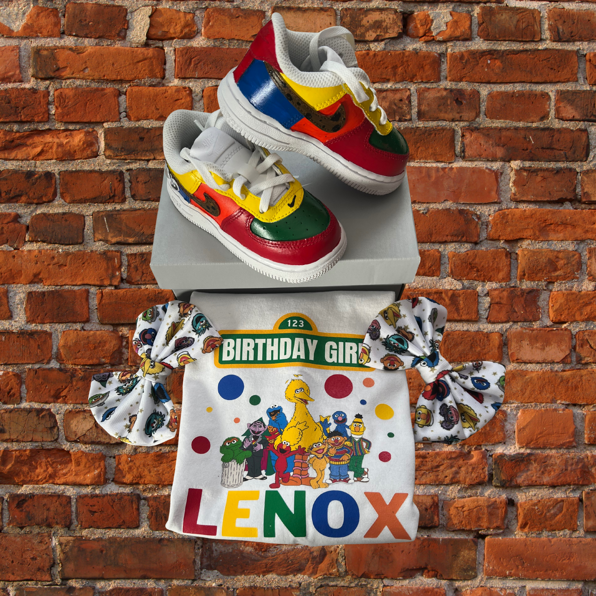 Customized Sesame-Street Birthday Outfit